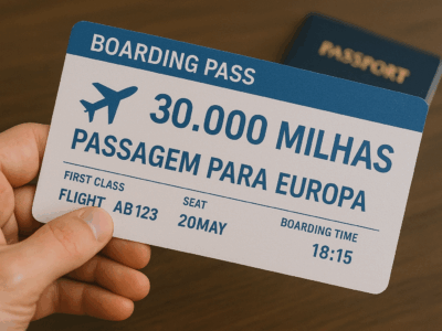 Como Transformar 30.000 Milhas em Passagem para Europa
